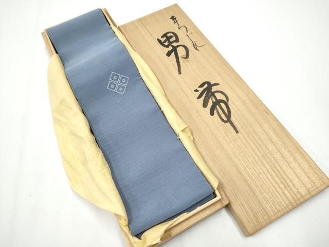 平和屋着物●男性 爪掻き本綴れ 角帯 菱文 共 き 正絹 CAAX7298hy