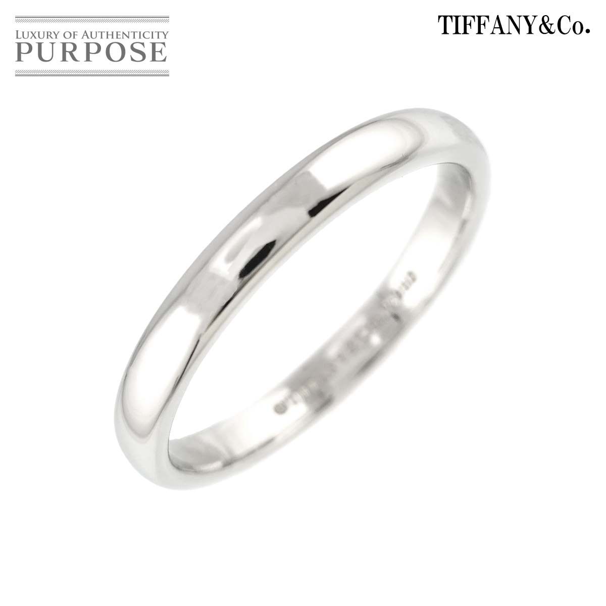 ティファニー TIFFANY&Co. フォーエバー 17.5号 リング 幅3mm Pt