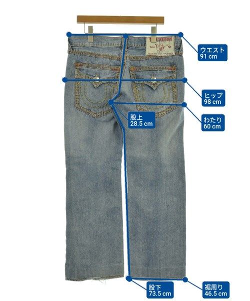 TRUE religion デニムパンツ TRUE RELIGION デニムパンツ メンズ 【古着】【中古】【送料無料