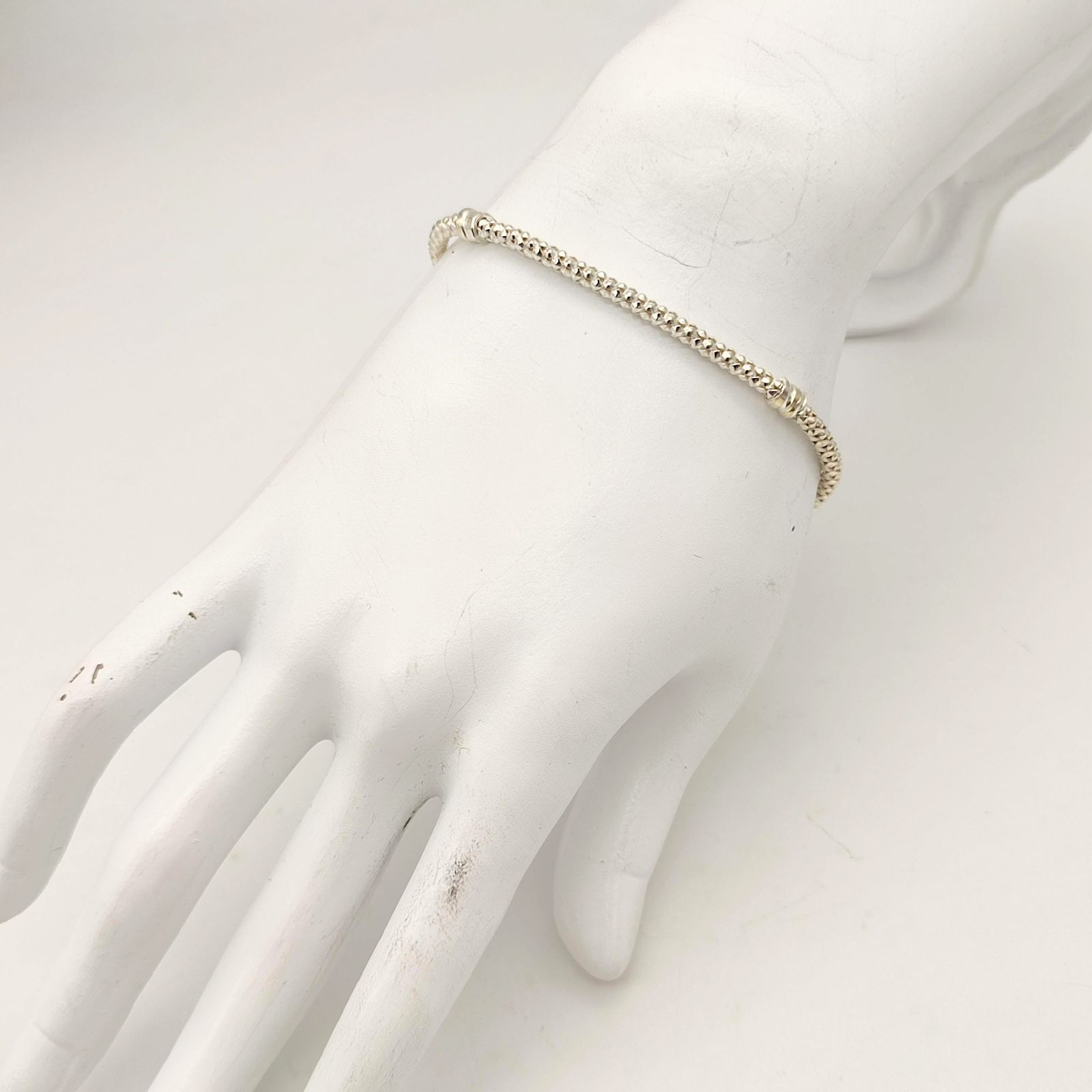 美品】PANDORA パンドラ Moments スタッディド チェーン ブレスレット