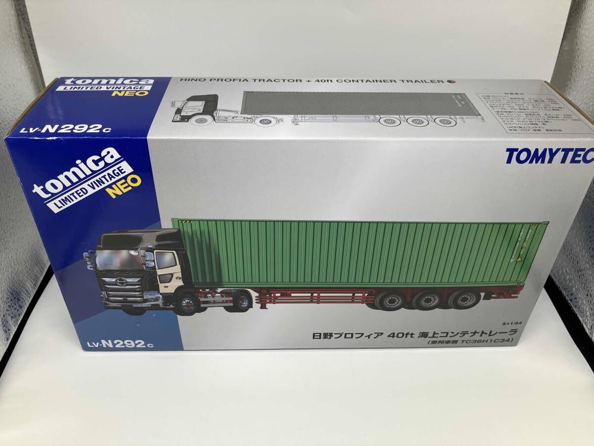 トミカ LVｰN292c 日野プロフィア 40ft海上コンテナトレｰラ (東邦