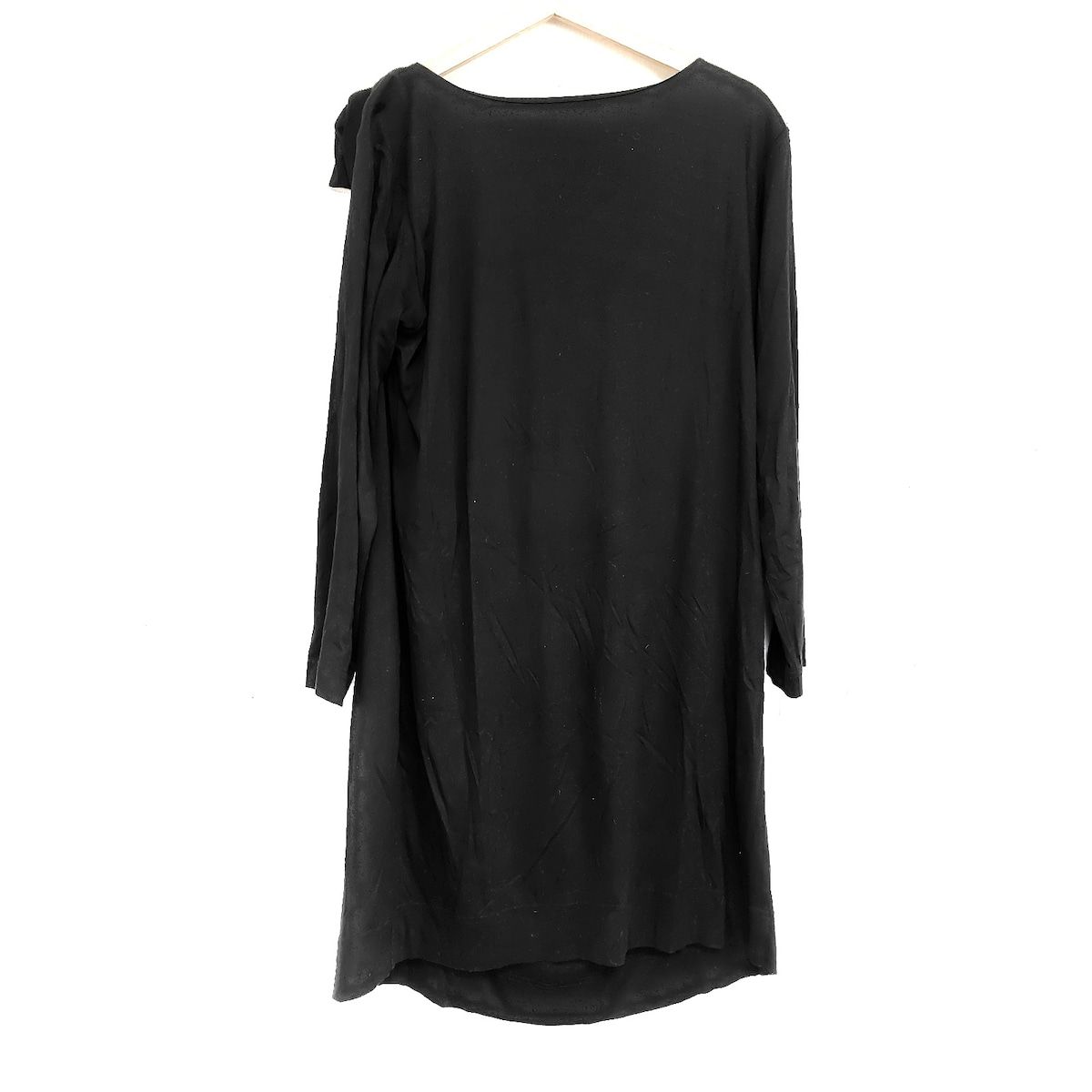 VivienneWestwoodRedLabel ヴィヴィアンウエストウッドレッドレーベル ワンピース サイズ2 M レディース - 黒 クルーネック 長袖 ひざ丈