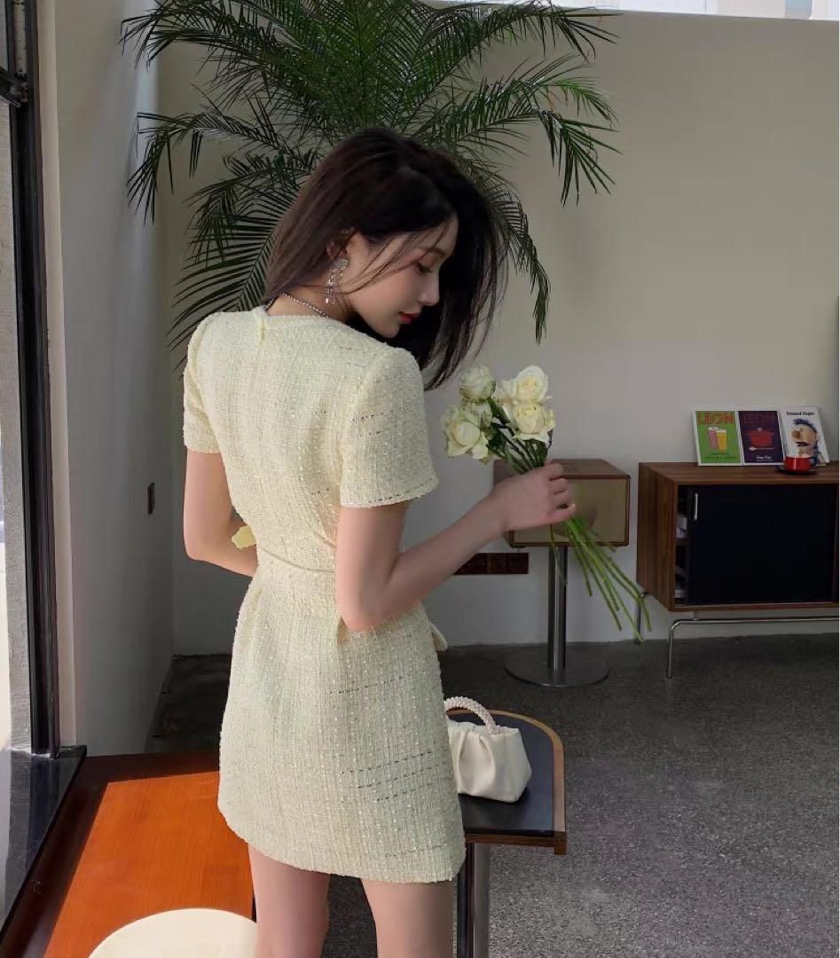 高見え春夏モテ服デート用ドレス