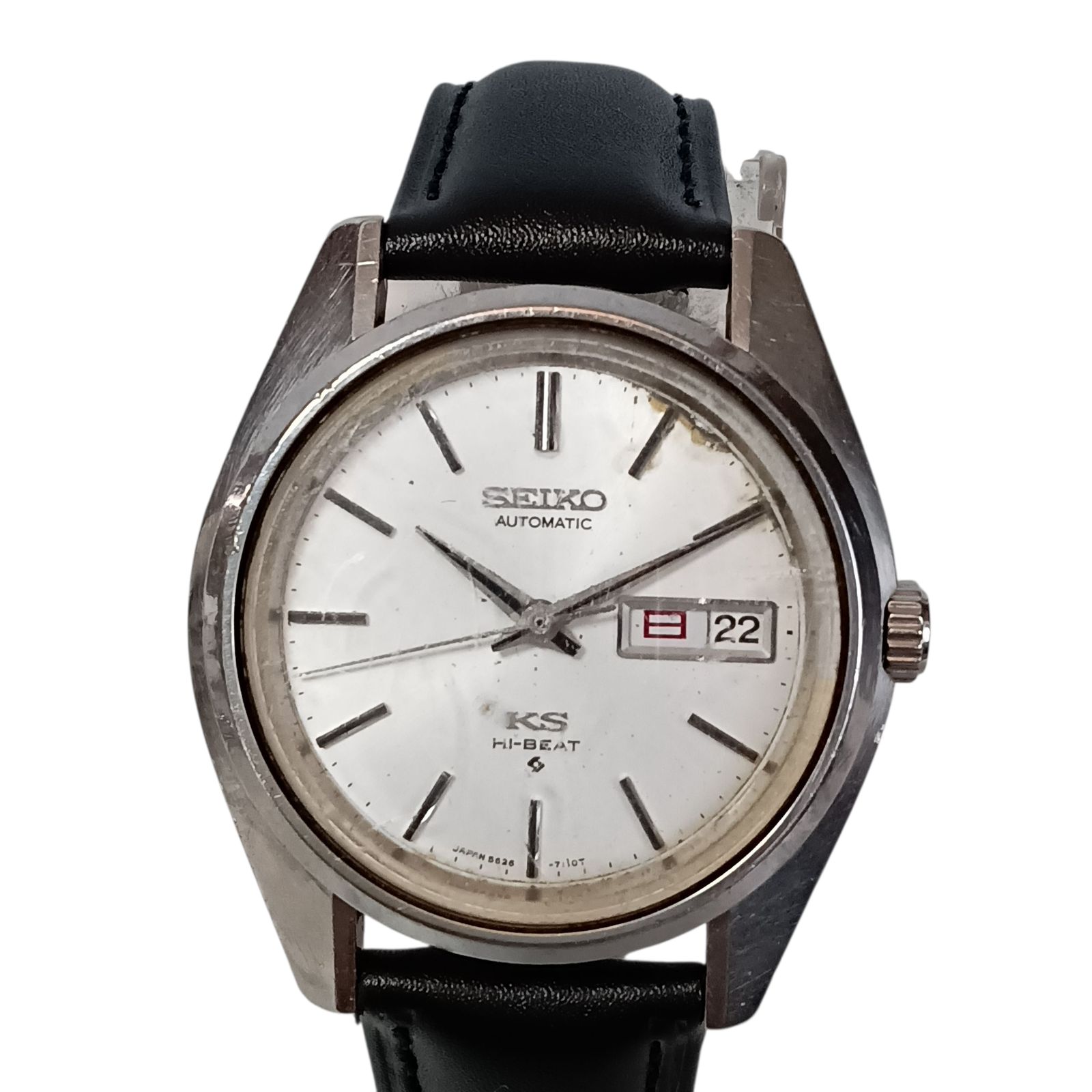 稼働品　SEIKO キングセイコー　HI-BEAT デイト　自動巻き　腕時計 稼働 良品】920-2 KING SEIKO KS HI-BEAT キングセイコー
