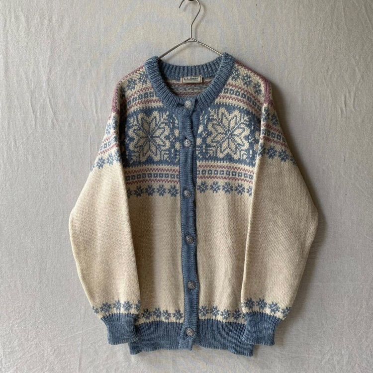 【WOOLRICH】80’s モヘア チロリアンニット カーディガン身幅56cm