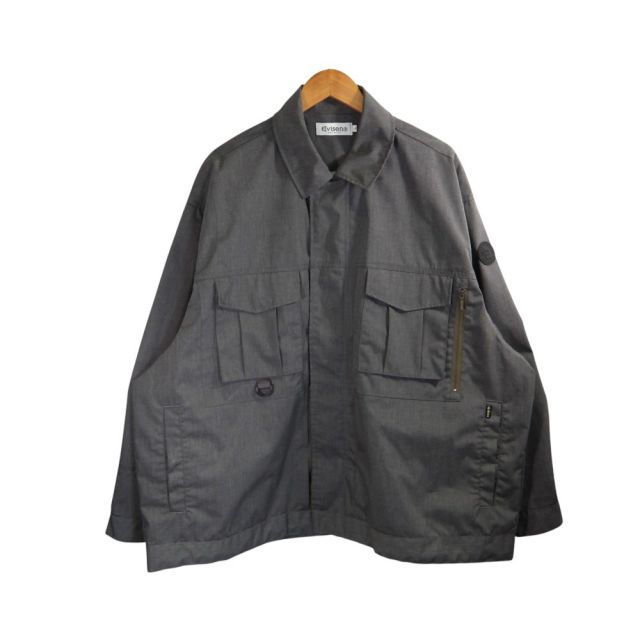 EVISEN SKATEBOARDS TYPE 2 TECH TRUCKER JACKET GREY サイズL エビセン スケートボード タイプ2 テック トラッカー ジャケット アウター 大名店