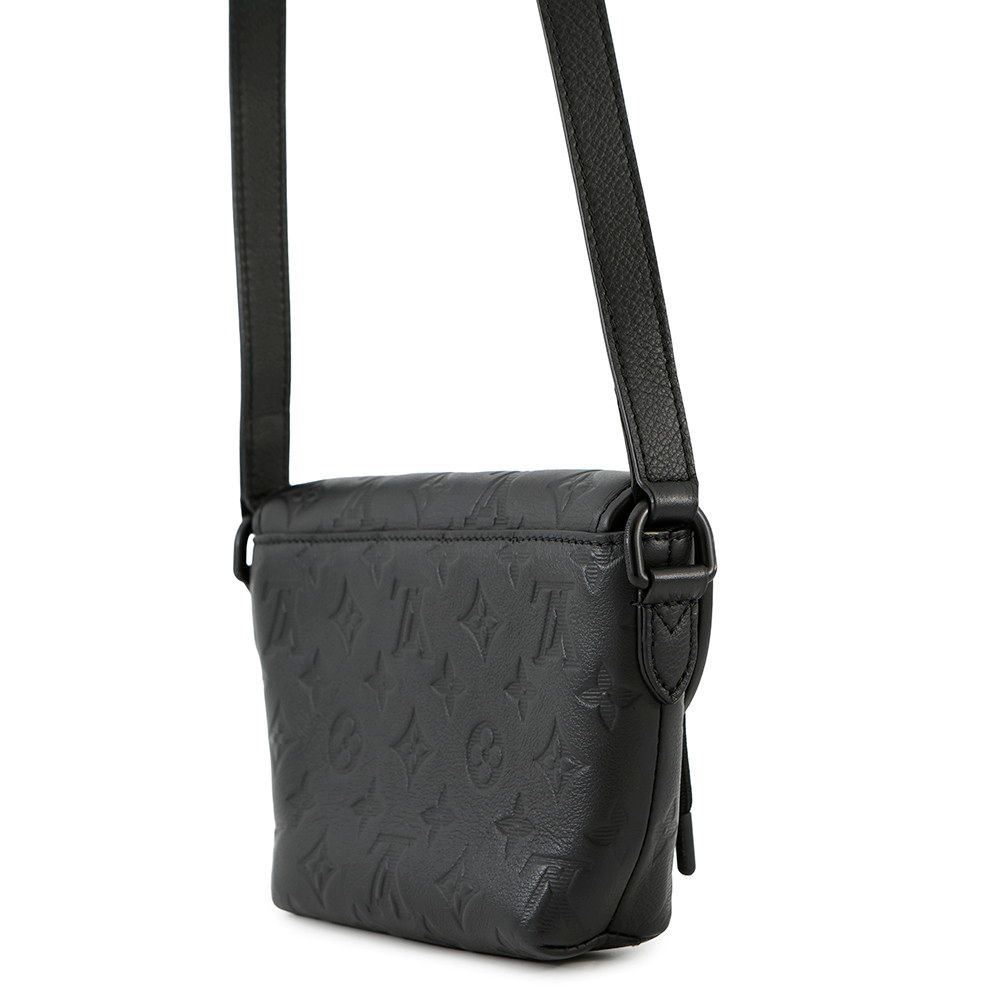 ルイヴィトン ショルダーバッグ モノグラム シャドウ パルス ウェアラブル ウォレット M12636 LOUIS VUITTON 黒 ブラック