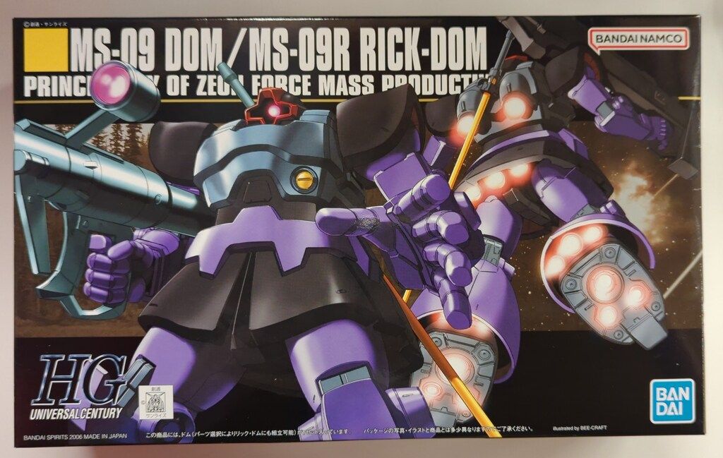 BANDAI SPIRITS HGUC 1/144 機動戦士ガンダム ドム/リックドム