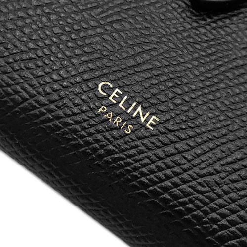 セリーヌ 財布 CELINE レザー ミディアム ストラップウォレット