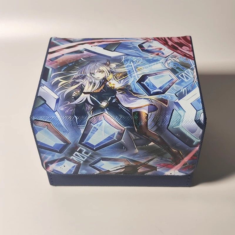 デッキケース 遊戯王 閃刀姫 シズク レザー カードケース 横入れ