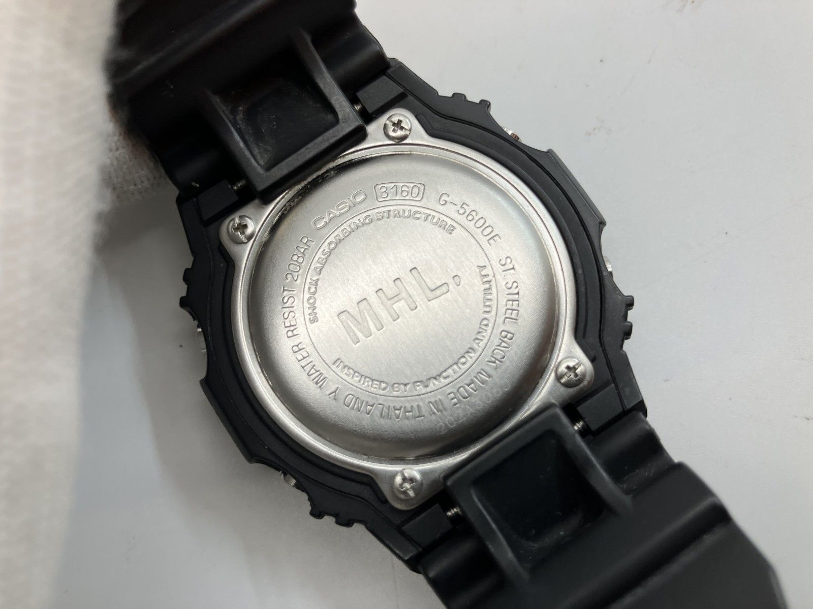 CASIO Gショック G-5600E MHLコラボ メンズ腕時計 幅44mm 送料無料 CASIO Gショック G-5600E MHLコラボ メンズ腕時計 幅44mm 送料無料