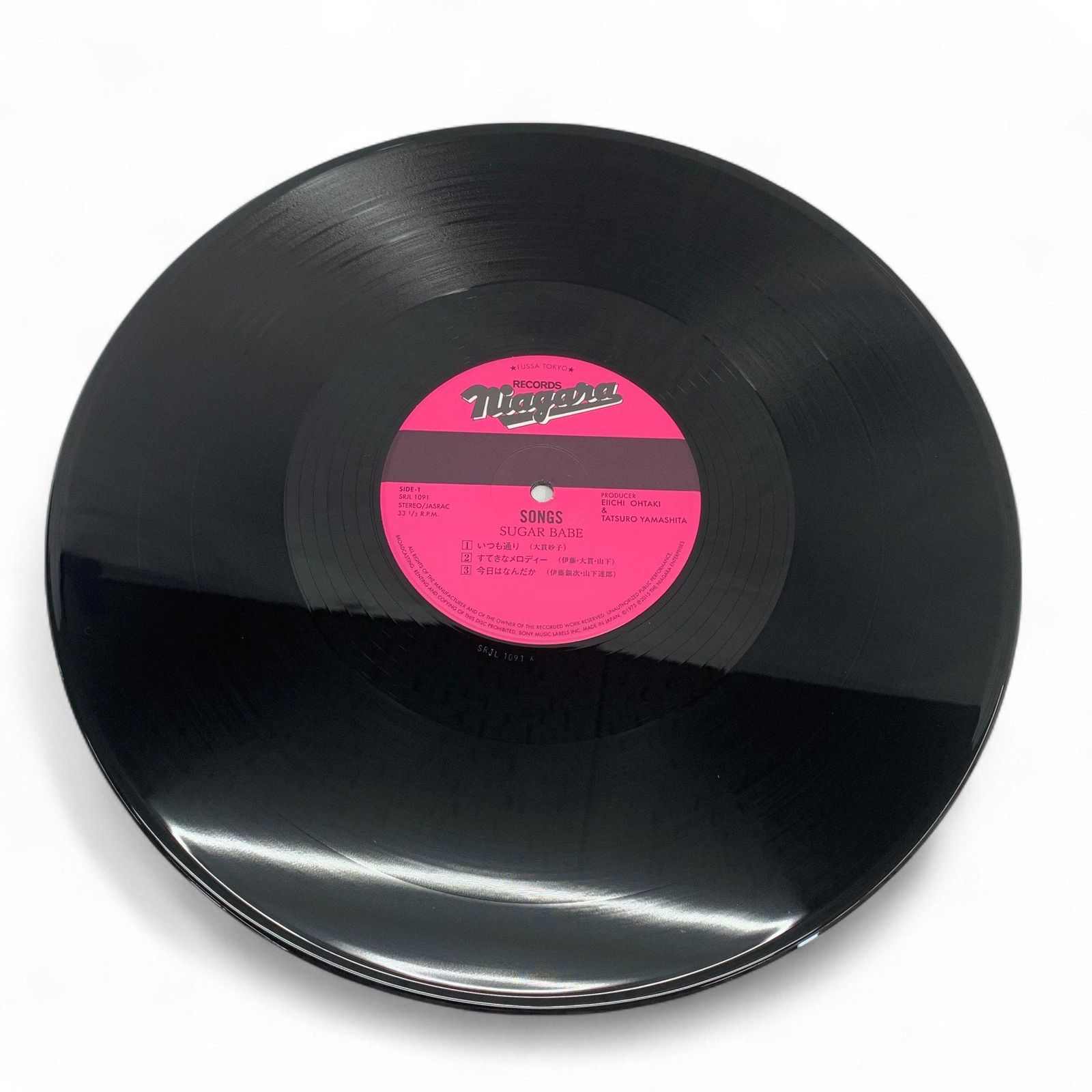 美品!!SUGAR BABE シュガー・ベイブ LPレコード SONGS -40th