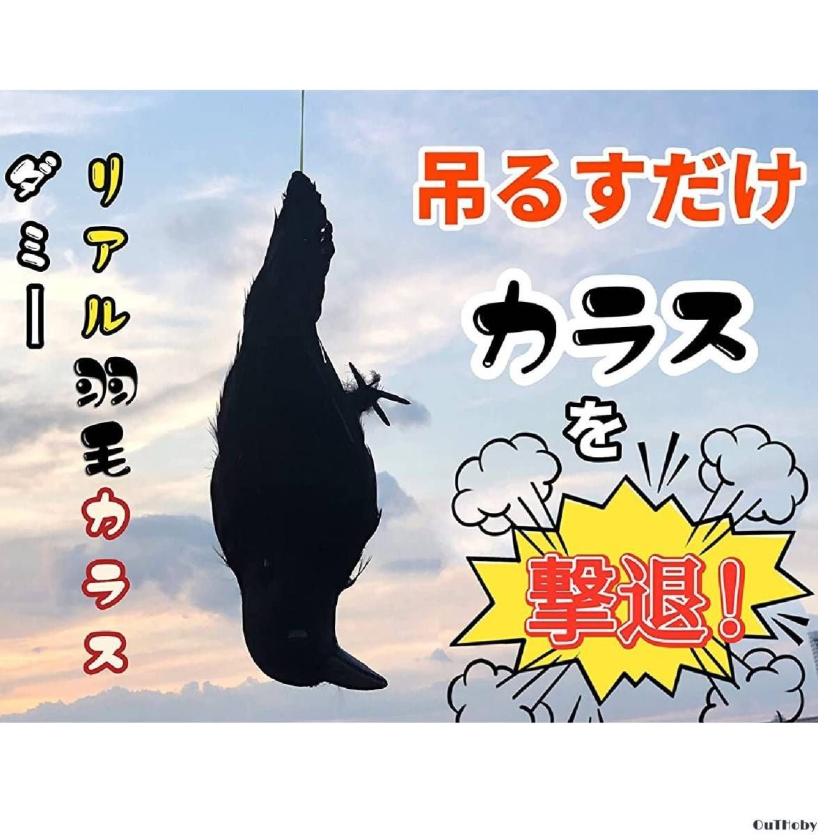 カラス 別途送料あり】コンパル 防鳥・防獣用品 大型カラス 【販売単位：20
