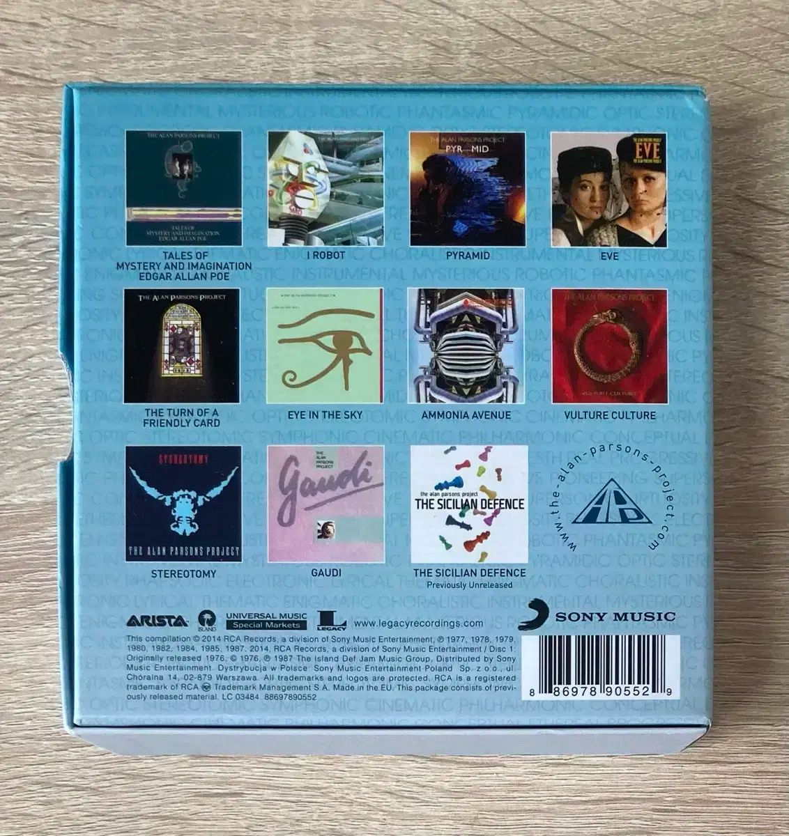 アラン・パーソンズ・プロジェクト コンプリート・ボックス 11CD The Complete Albums Collection (11CD)完全生産限定盤[EU輸入盤