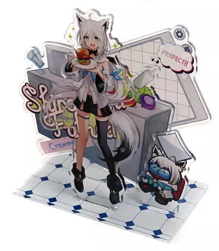 中古】アクリルスタンド・アクリルパネル 白上フブキ アクリルジオラマ