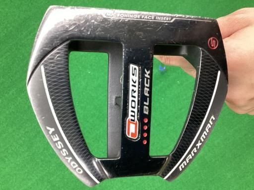 オデッセイ O WORKS BLACK MARXMAN S 34インチ パター PT スチール フレックスその他 メンズ 男性用 右利き 右用 Dランク ゴルフクラブ