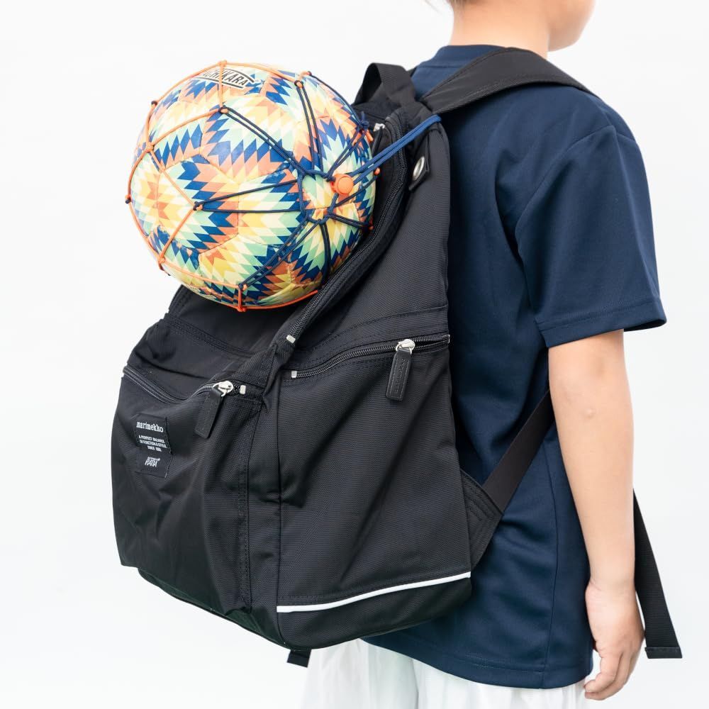 新品 【リュックに付けるサッカーボールホルダー】外付け スリムフィット ボールネット サッカーボール入れ 収納ネット ボールバッグ
