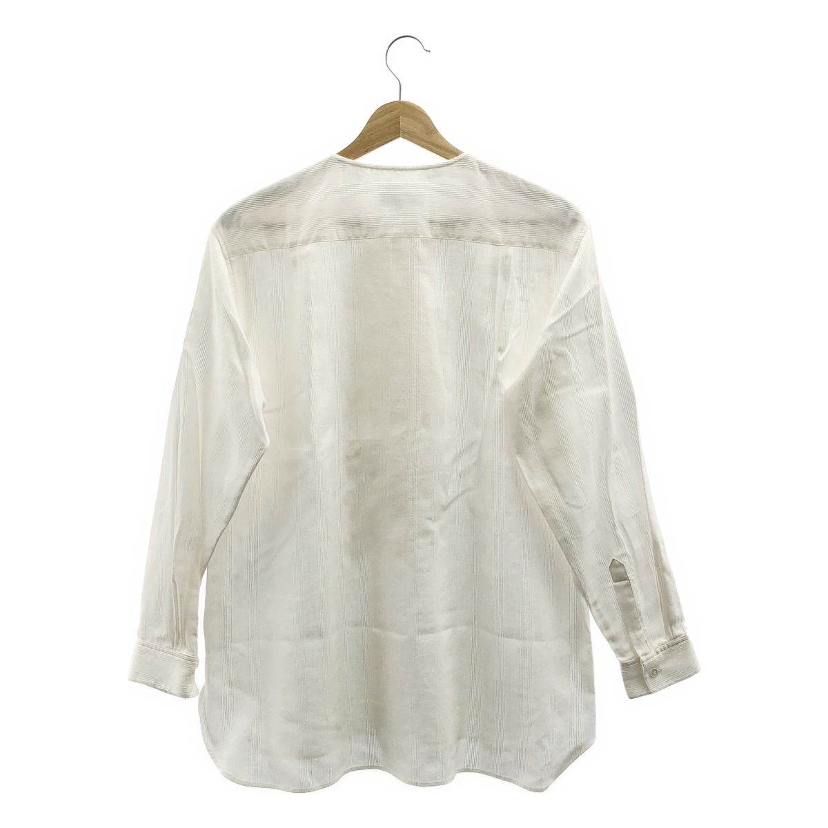 美品☆2022SSドゥロワー フリルブラウス36 Drawer - 【美品】 Drawer / ドゥロワー | ステッチ フリル