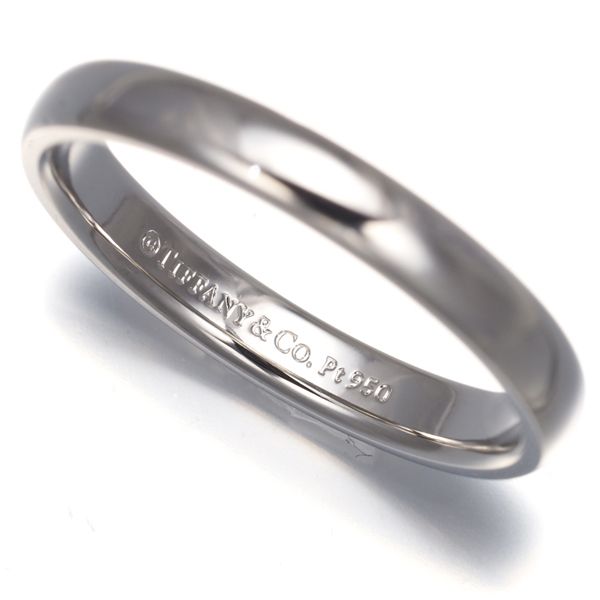Tiffany 結婚指輪 フォーエバー 14号 PT950 クリーニング済