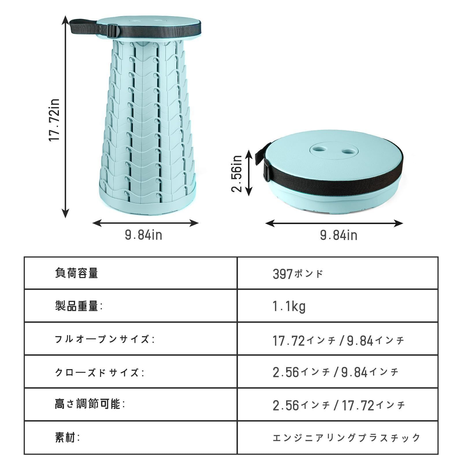 在庫処分】折り畳み椅子 多機能で使いやすい！220kg耐荷重のアウトドア折りたたみ椅子 - ZTMT 11段階高さ調節、1秒開閉、豊富なカラーバリエーション【キャンプ/パーティー/釣り/ガーデニング/旅行対応】  - メルカリ