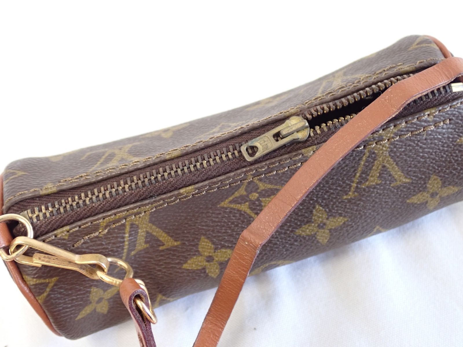ルイヴィトン モノグラム 旧パピヨン付属ポーチ ECLAIRジッパー Louis