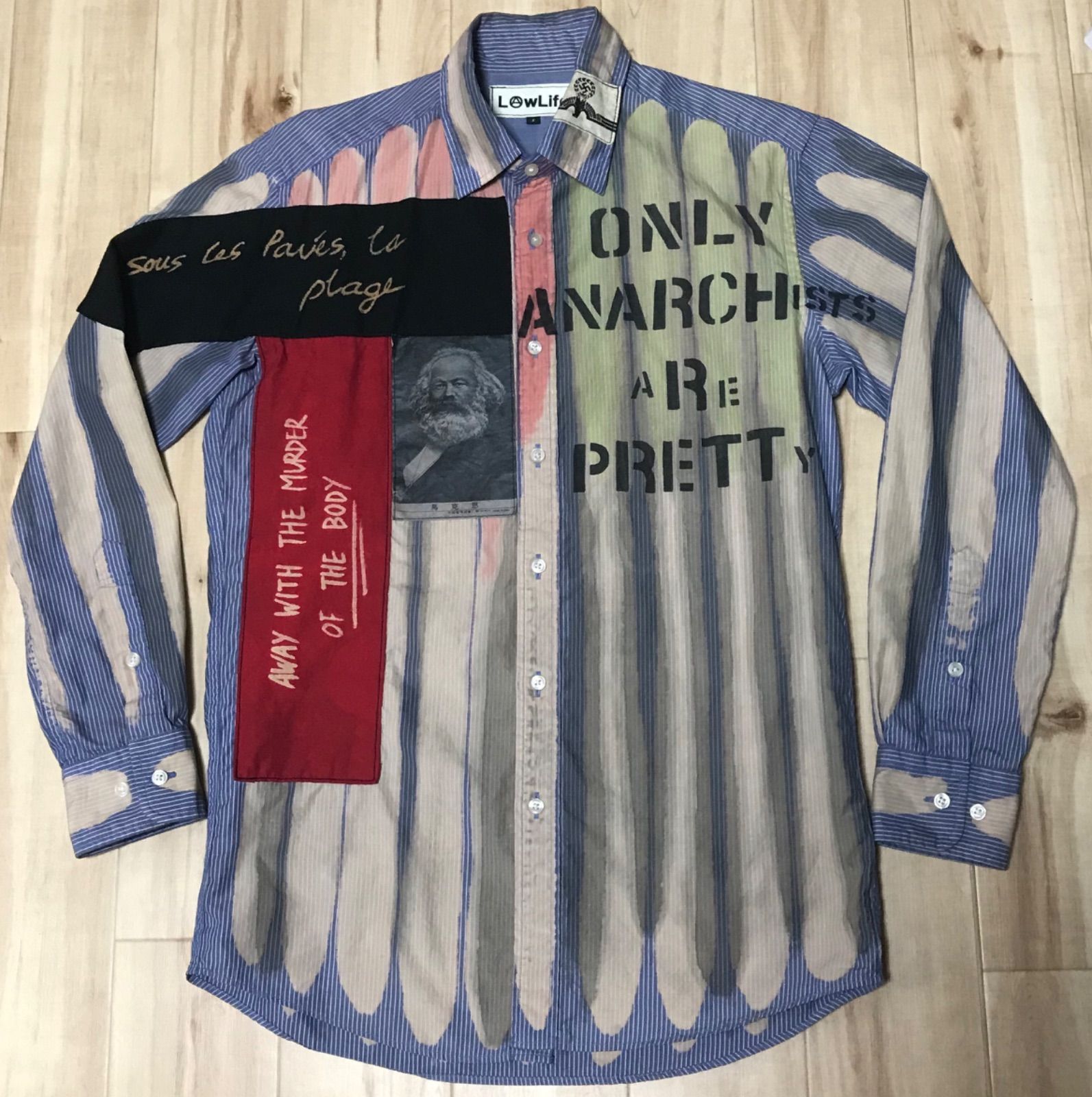 LOW LIFE アナーキーシャツ Sサイズ DEADMAN PUNK（LOW LIFE(ロー 