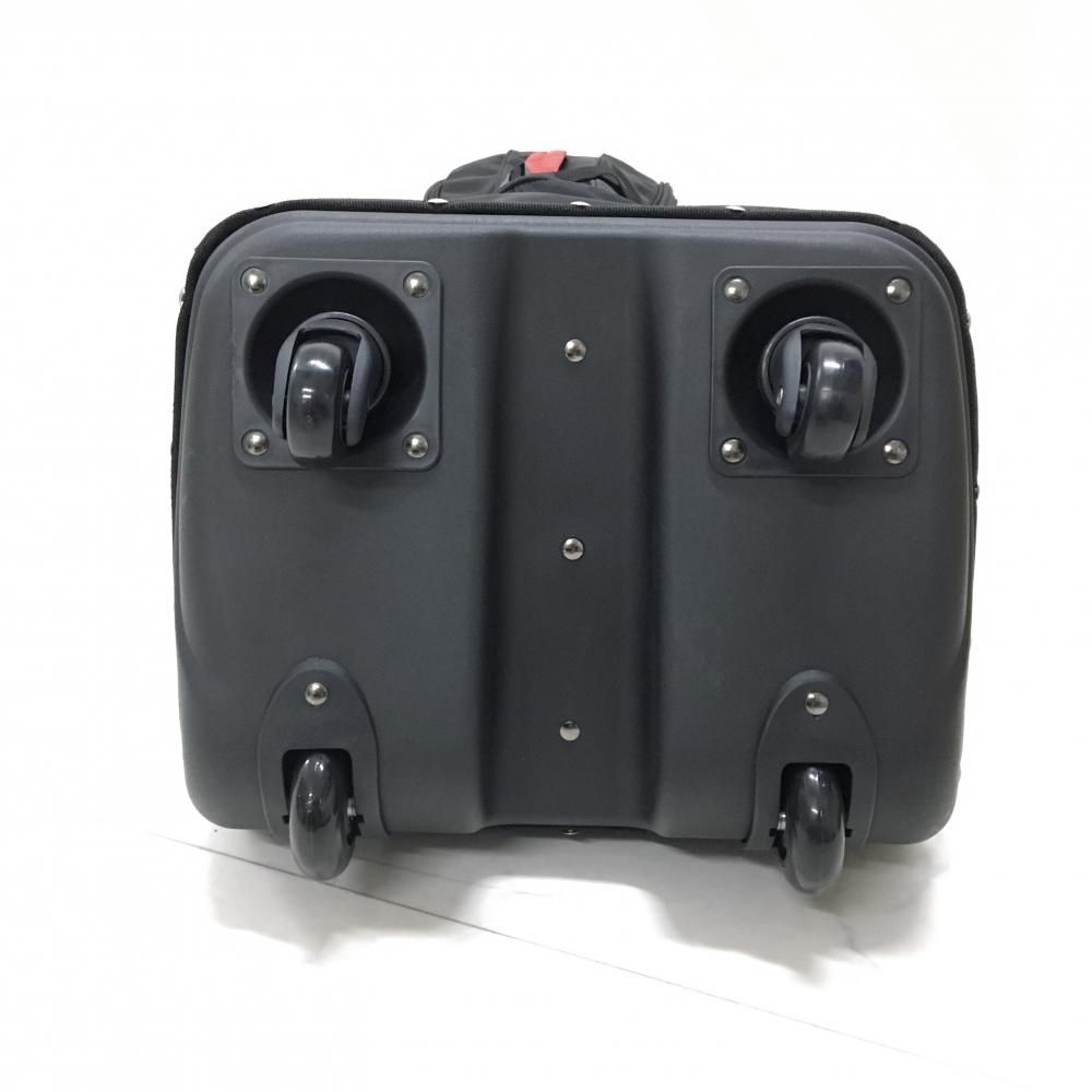  エコー トラベルカバー 黒 レッド コロ付き ロゴ刺しゅうゴルフ ecco ユーティリティ ゴルフバッグ キャディバッグ ゴルフ