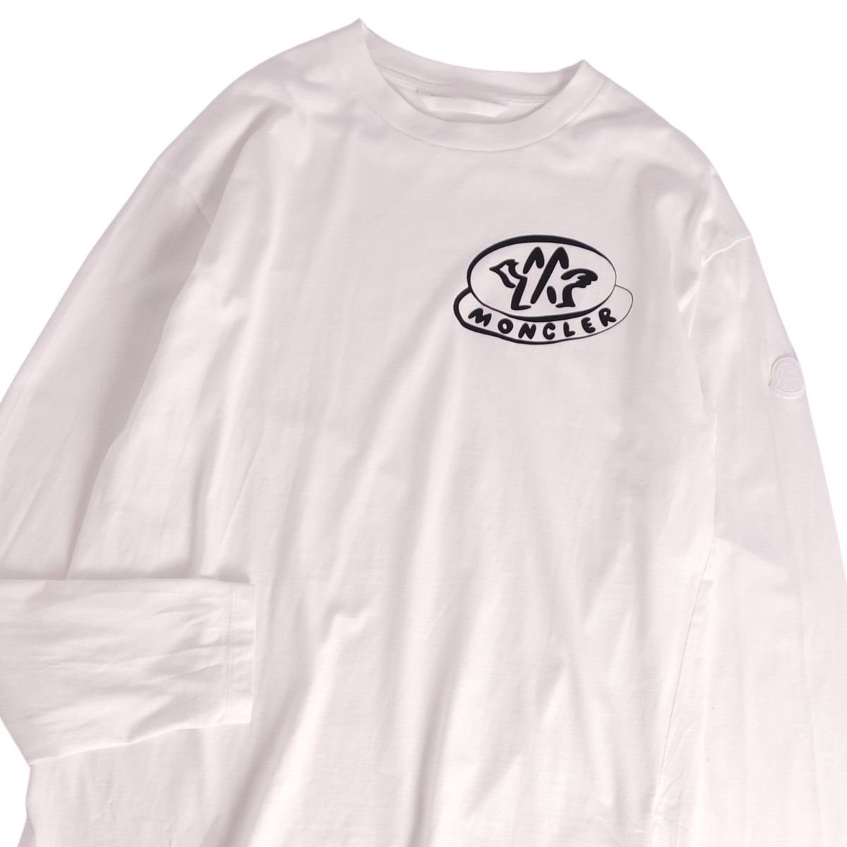 美品 モンクレール MONCLER Tシャツ 2023 カットソー ロングスリー 