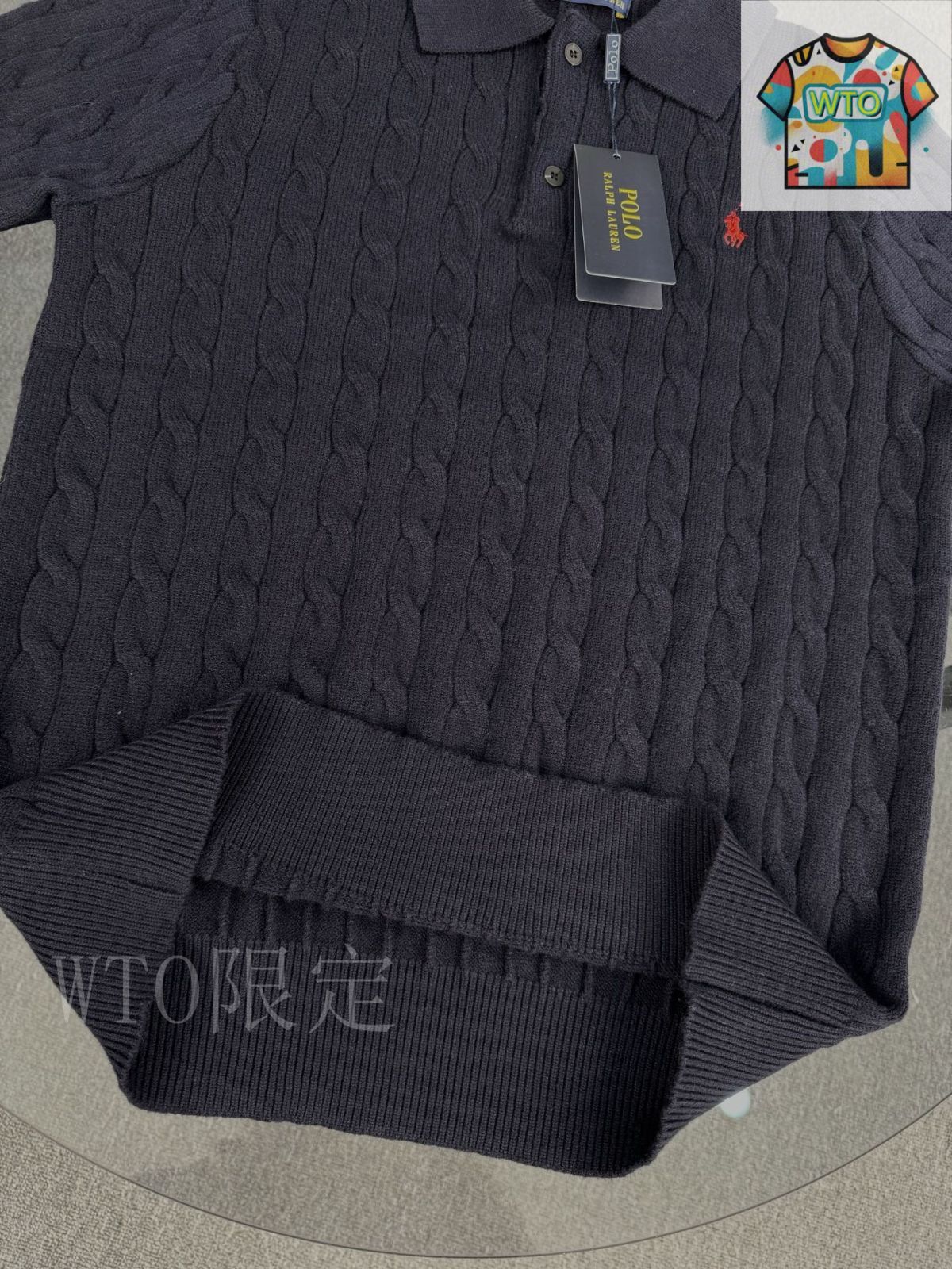 Ralph Lauren - 9/8まで！Ralph Lauren♡新品タグ付き♡大人気ニット♡ 注目☆カラバリ豊富☆ポロラルフローレン Uネック ニット (POLO