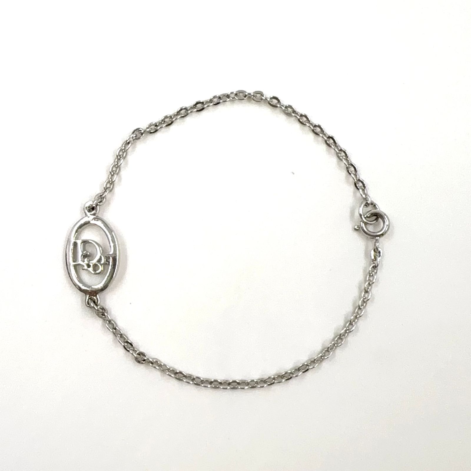 Christian Dior サークルロゴ メタル ブレスレット・バングル