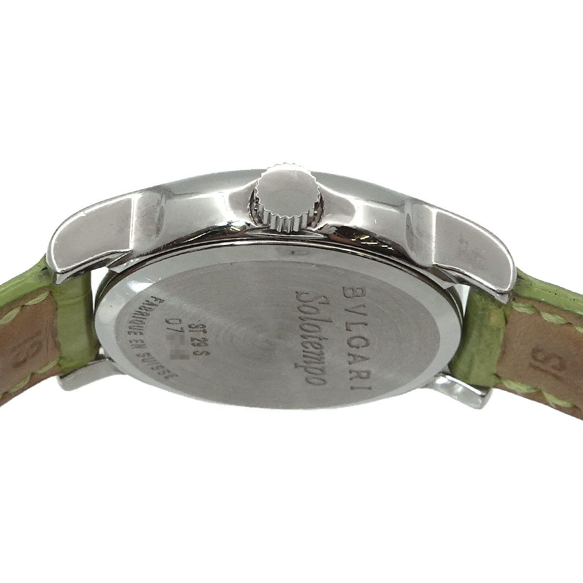 【ジャンク品】ブルガリ ソロテンポ ST29S デイト クォーツ BVLGARI レンタル商品【ST29S】BVLGARI ソロテンポ デイト｜カリトケ