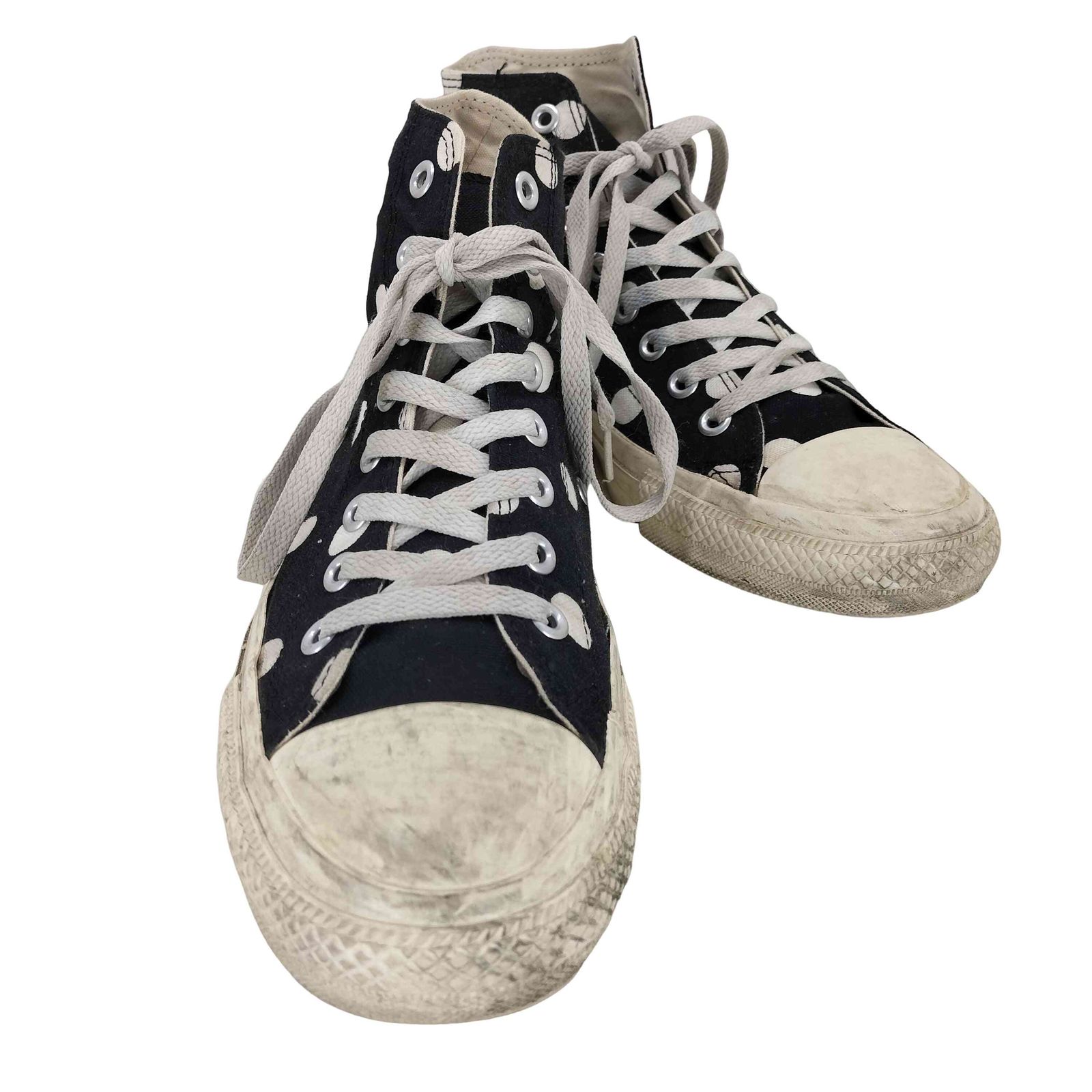 プレイコムデギャルソン PLAY COMME des GARCONS ドットプリント ハイカット スニーカー メンズ JPN：28 