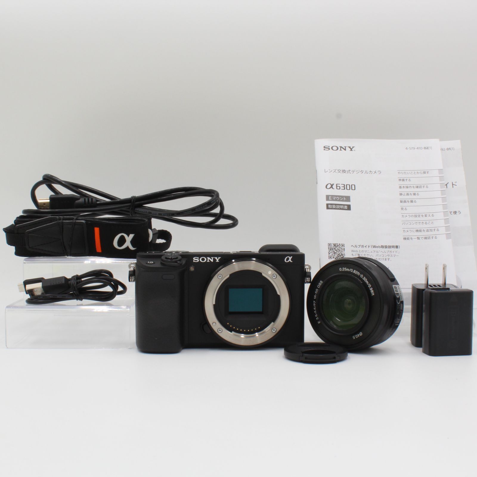わずか1856ショットの□ほぼ新品□ SONY α6300 パワーズームレンズ 
