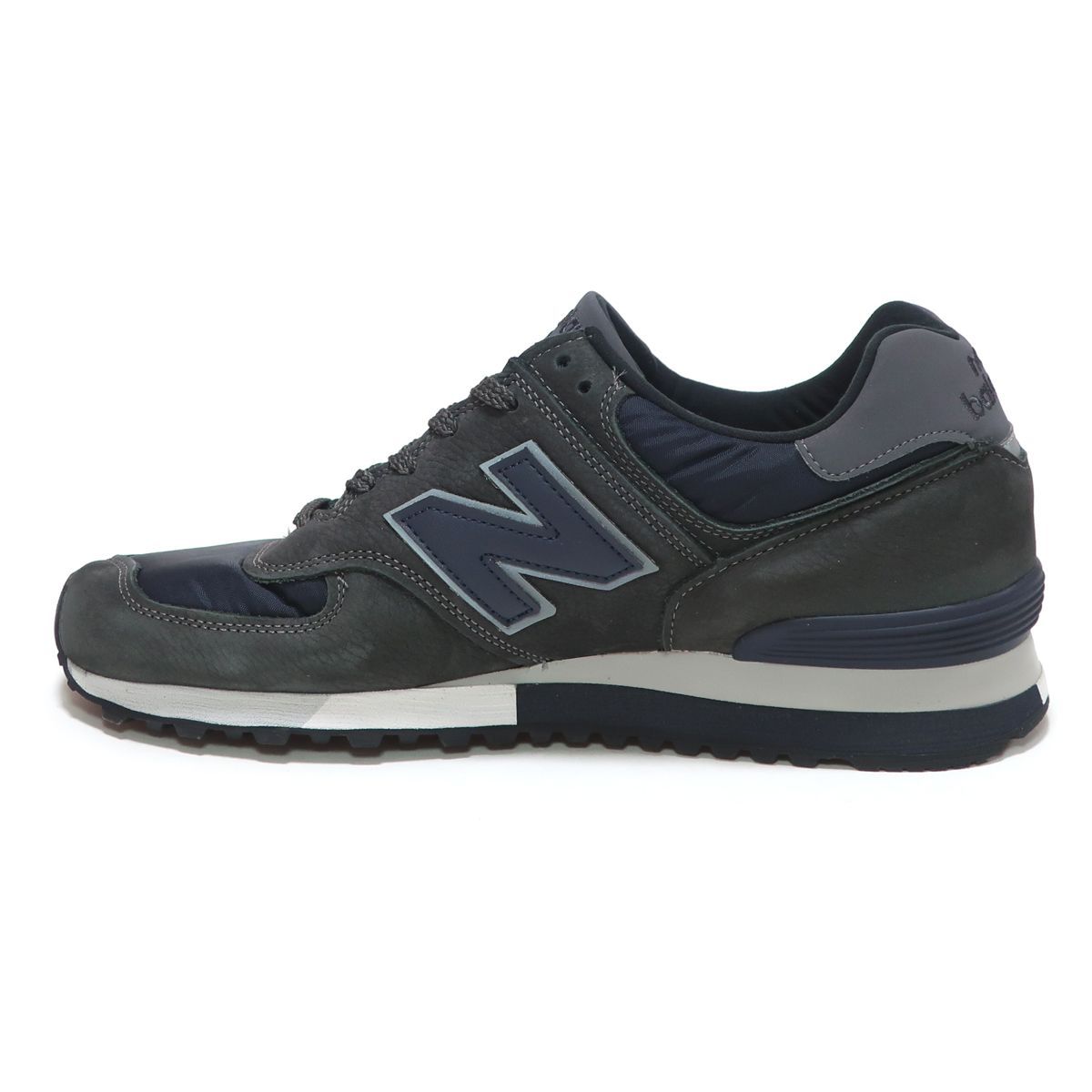 訳あり品☆靴紐片方無し NEW BALANCE OU576GGN US7.5 25.5cm GRAY NAVY MADE IN UK M576  ENGLAND ( ニューバランス 576 ヌバック グレー ネイビー UK製 ) - メルカリ