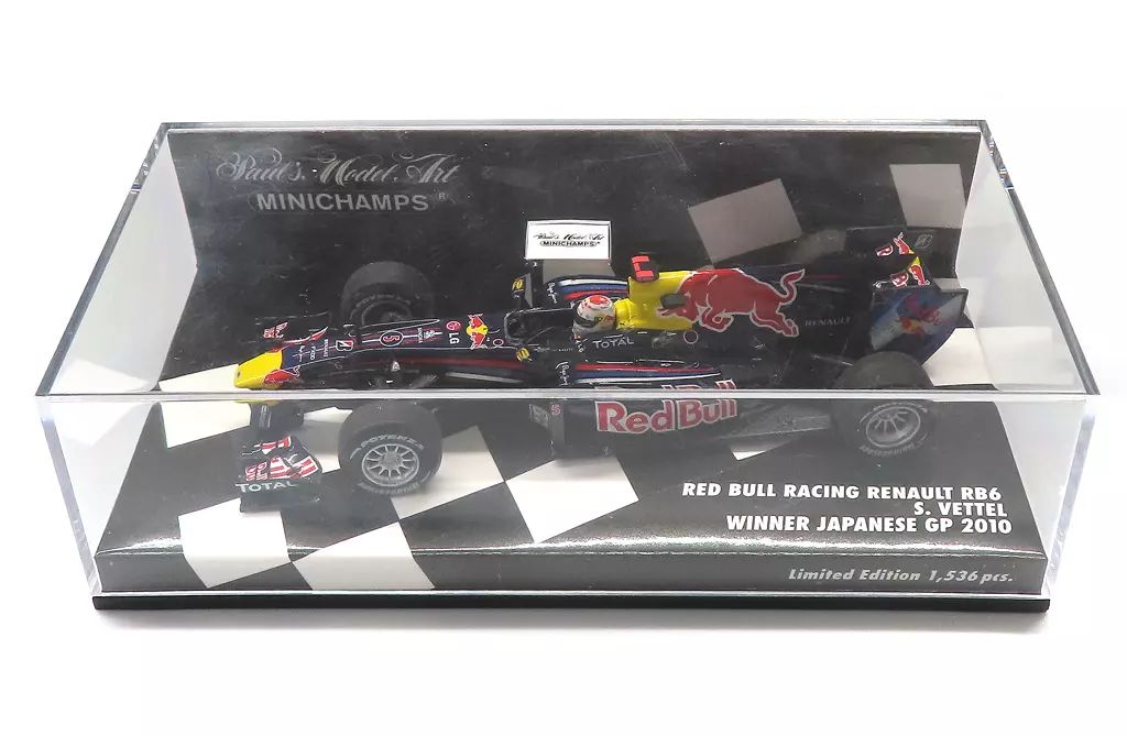 ミニカー Red Bull Racing Renault Amazon.com: Minichamps RED Bull Racing Renault RB6