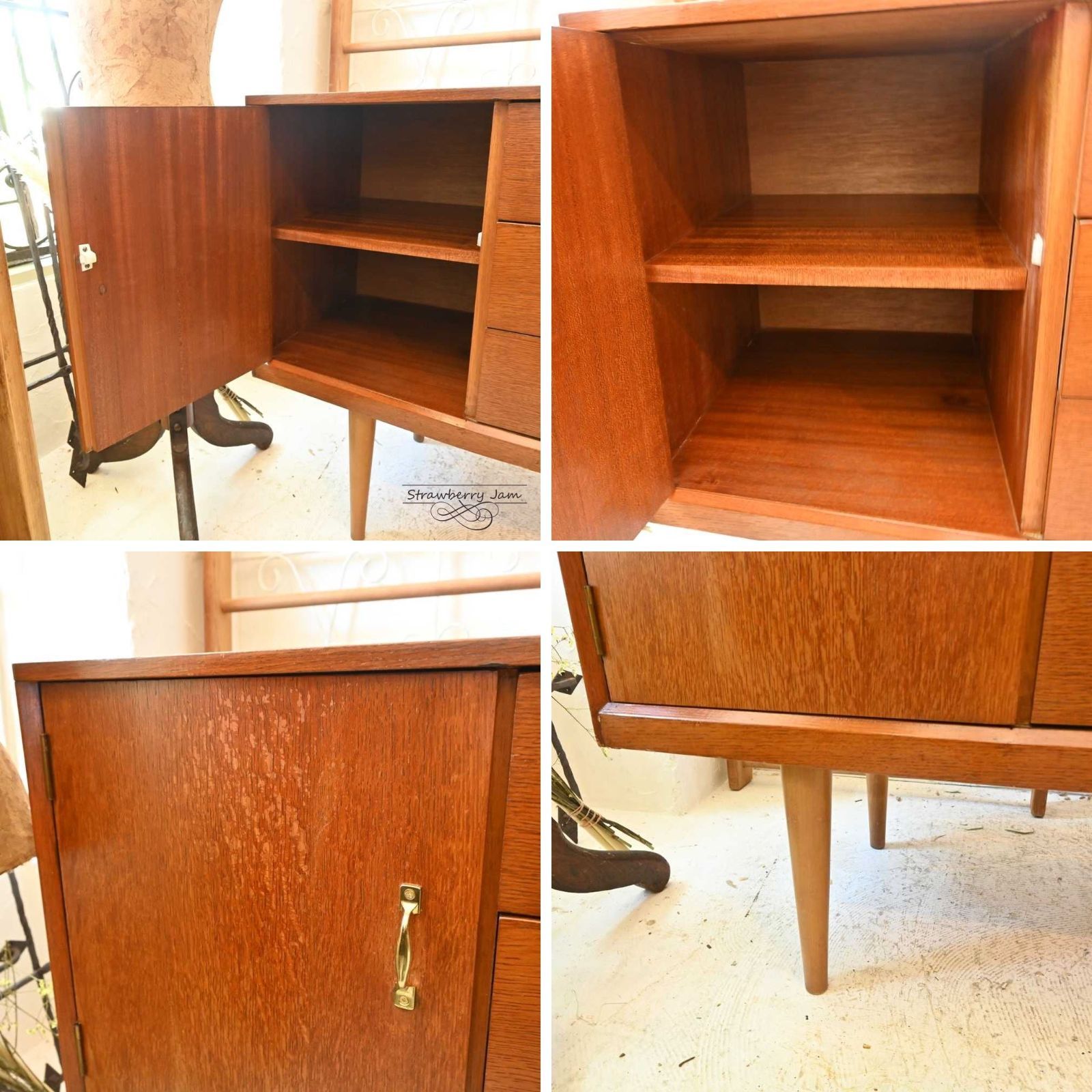 Jentique サイドボード ヴィンテージ イギリス ローキャビネット Jentique サイドボード ヴィンテージ イギリス ローキャビネット