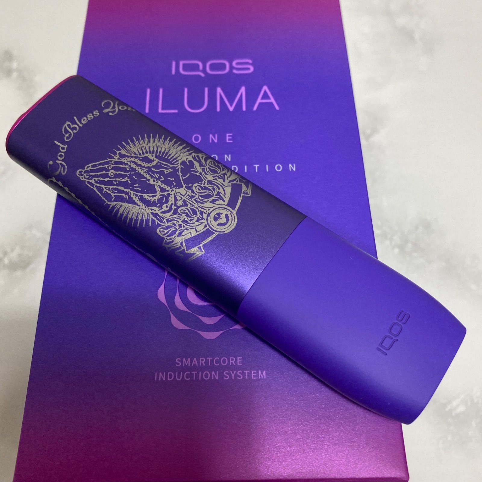 iQOS ILUMA ONE アイコス イルマ ワン レーザー加工 祈り手 ロザリオ