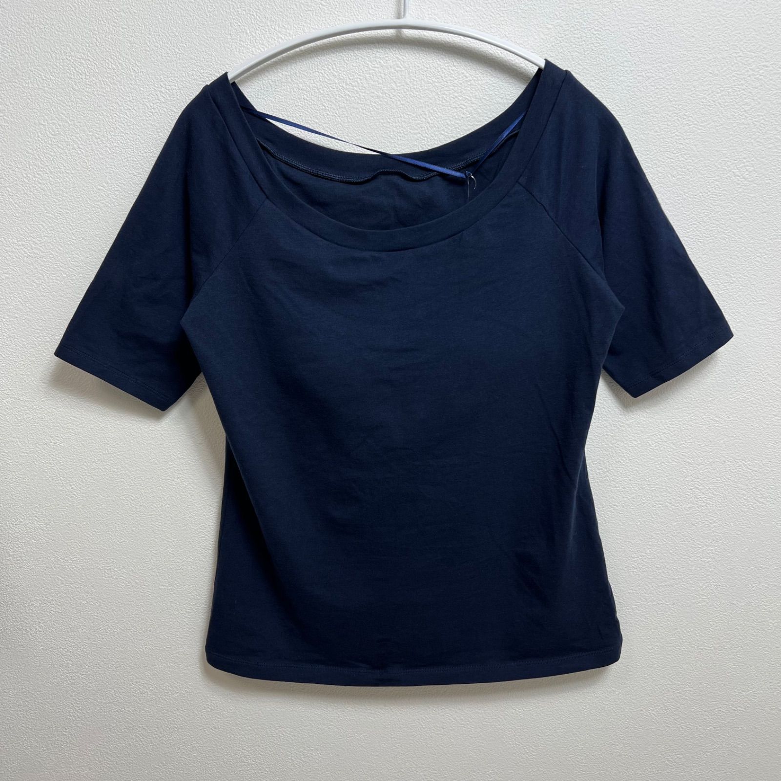 UNIQLO レディース ブラトップ ブラバレエネックT 半袖 L 札つき