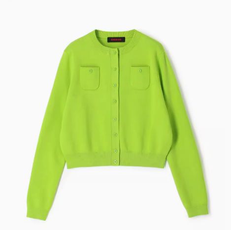 CABaN コットンカシミヤ クルーネックカーディガン