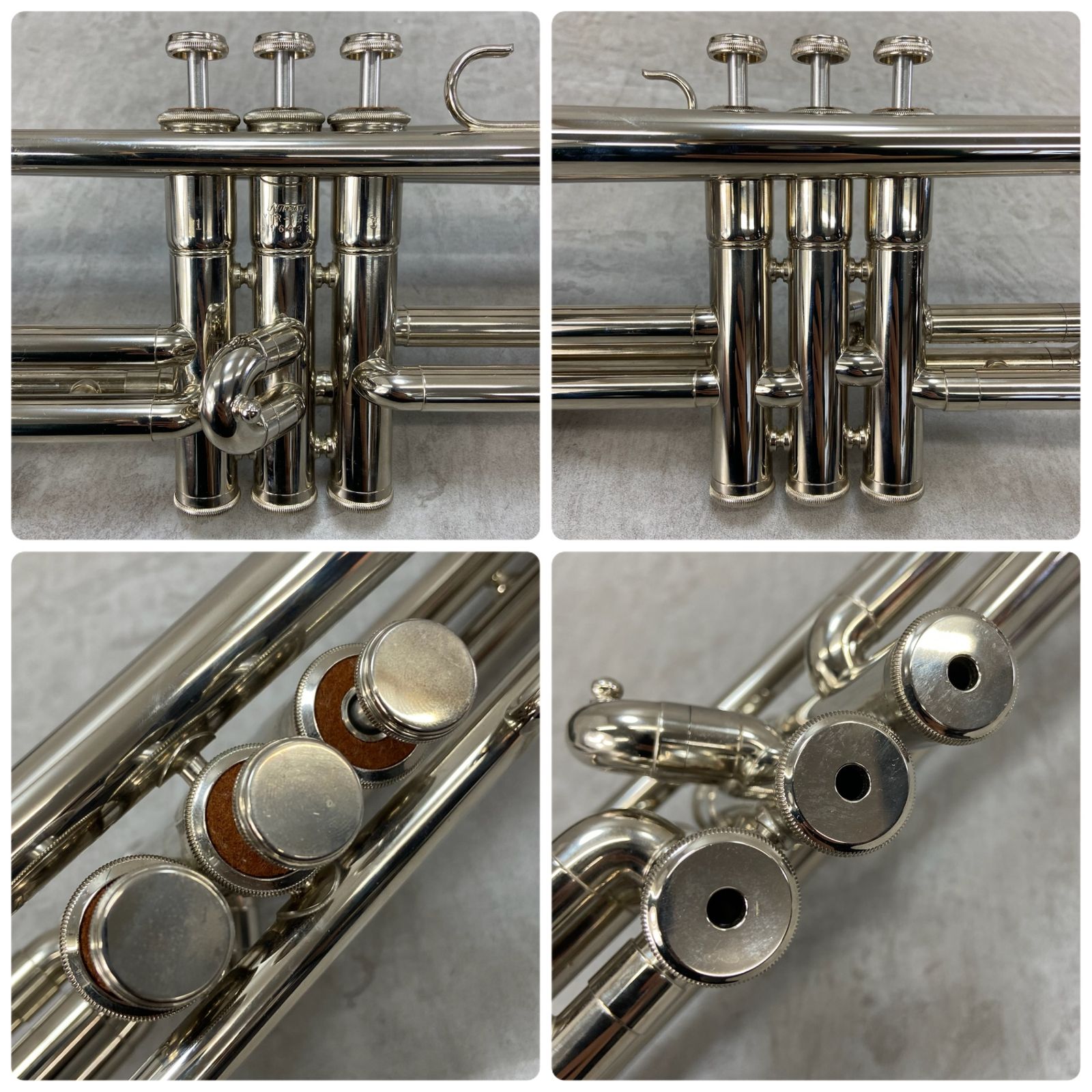 ヤマハ　トランペット　管楽器　YTR-135　ボアサイズM　ニッケルメッキ ヤマハ - 美品 YAMAHA ヤマハ YTR135 B♭トランペット 管楽器
