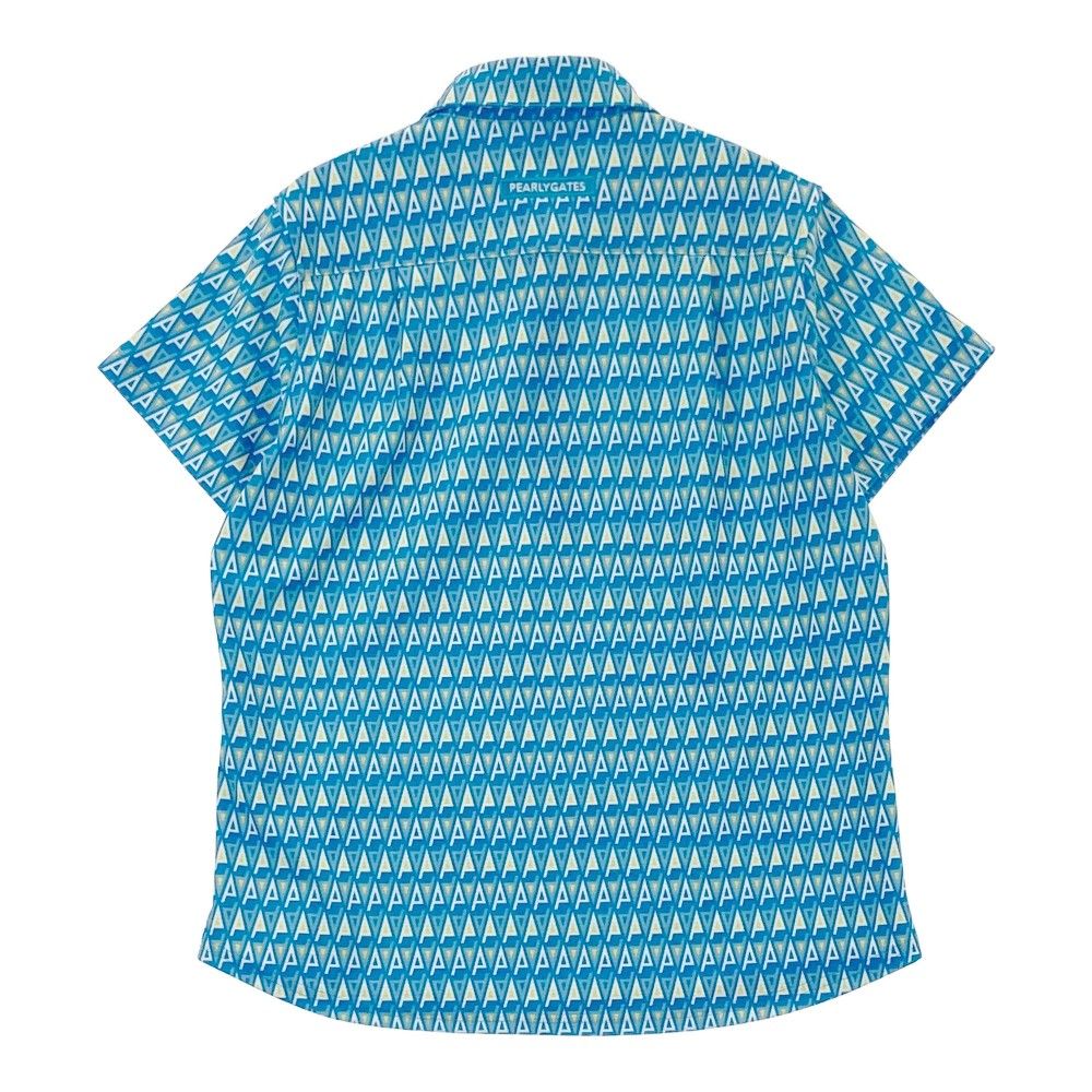 送料無料、返品無料。 サイズ 0 PEARLY GATES パーリーゲイツ モデル 半袖ポロシャツ 総柄 ブルー系 240101436048 ゴルフウェア レディース ストスト 期間限定割引40%!