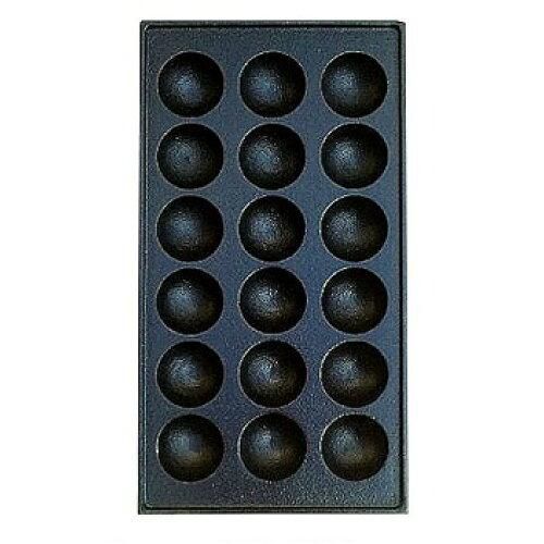 【新品・3営業日で発送】KANDA カンダ AKSたこ焼鉄板 28穴 φ40x深23mm 1個
