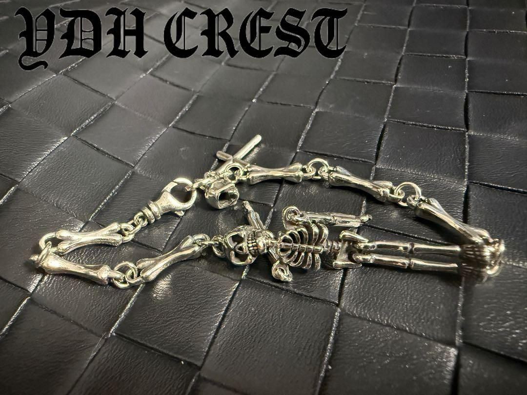⭐️LALSKL ブレスレット リアルスカルブレスレット 18cm 刻印有り 