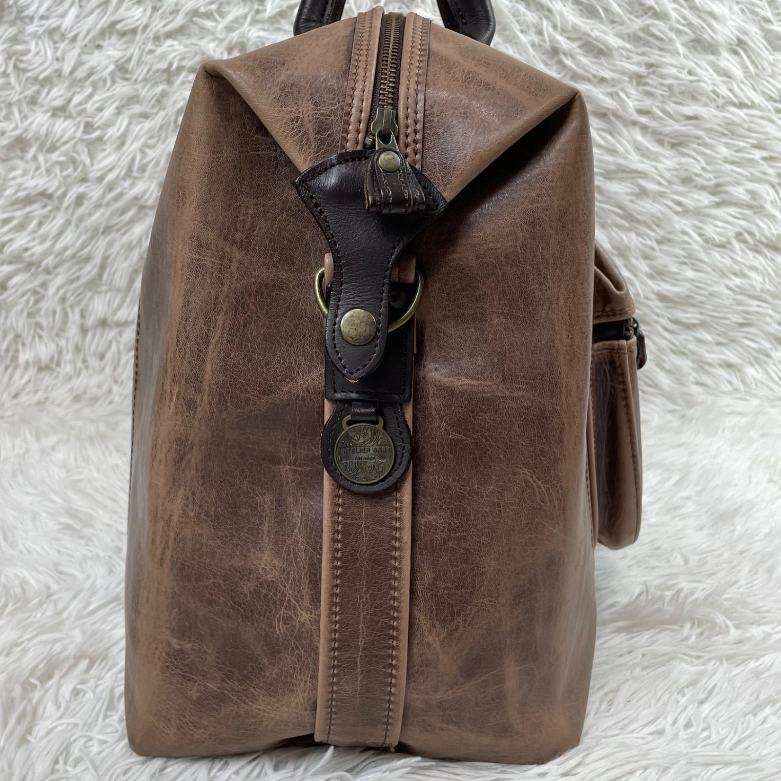 アトリエサブ ボストンバッグ