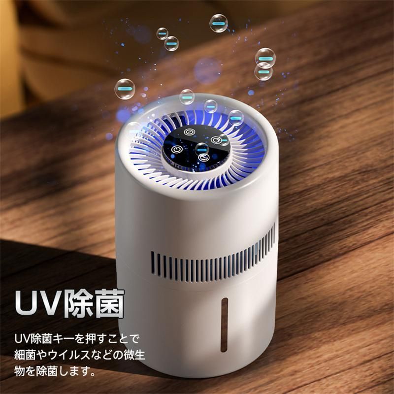加湿器 気化式加湿器 ヒーターレス式 上部給水 4L大容量 最大18畳対応 4重除菌 加湿機 自動湿度調整 乾燥対策 ウイルス対策 静音 日本語説明書 WWW_KANDAIZUMI_COM