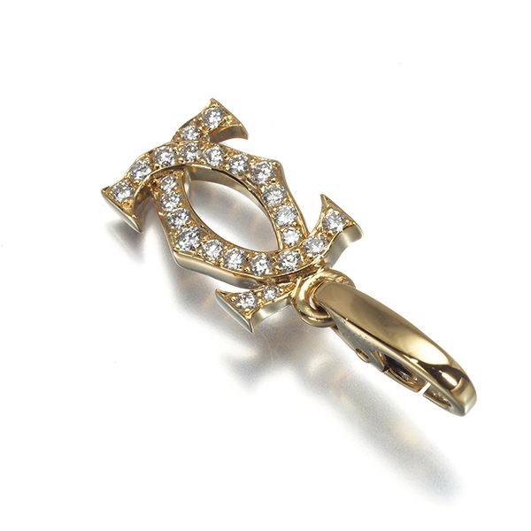 カルティエ ペンダントトップ ダイヤ ダイヤモンド 2C ドゥーブルC C2