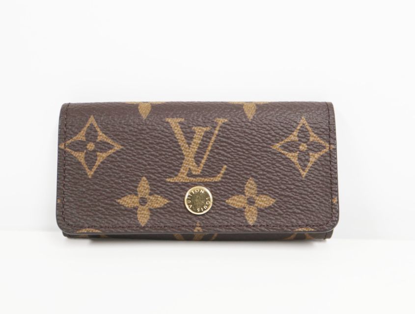 ルイヴィトン LOUIS VUITTON モノグラム ミュルティクレ 4 M69517 ブラウン ユニセックス ♥ キーケース