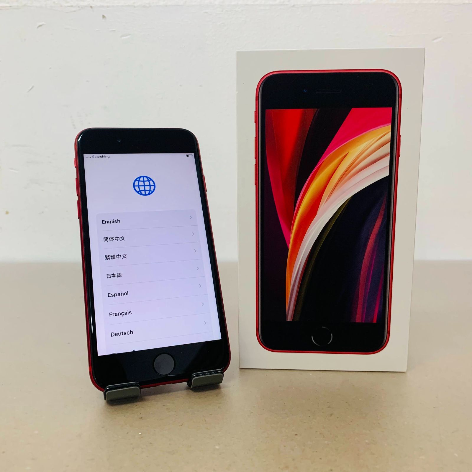 iPhone SE第2世代 128GB レッド SIMフリー 動作良好 ムスビー｜「中古