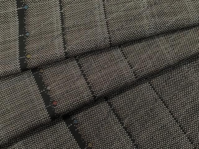 平和屋着物●本場大島紬　9マルキ　泥染め　吉祥文　正絹　逸品　未使用　CAAS8634vf 平和屋着物○本場大島紬 9マルキ 泥染め 吉祥文 正絹 逸品 未使用