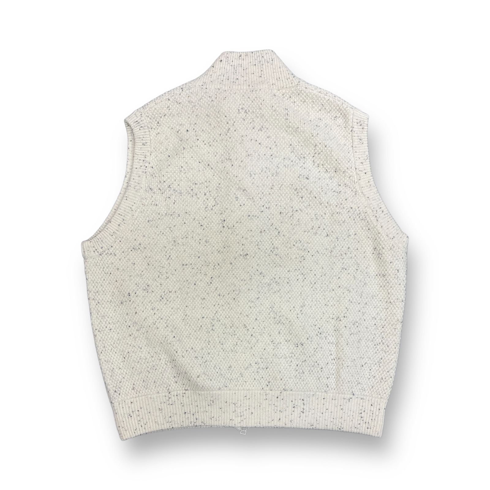 定価25300円 新品 crepuscule 23AW Wool Moss Stich Zip Vest ウール 